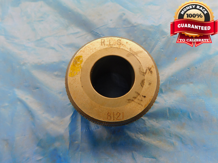 .8121 CL X CARBIDE PLAIN BORE RING GAGE .8125 -.0004 UNDERSIZE 13/16 20.627 mm - DW11470BU