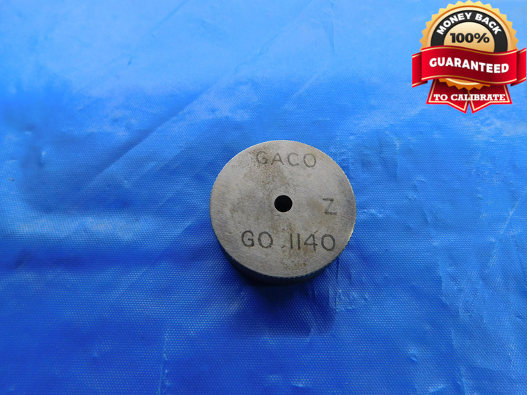 .1140 CLASS Z MASTER PLAIN BORE RING GAGE .1250 +.0046 UNDERSIZE 1/8 3 mm .114 - DW11463BU