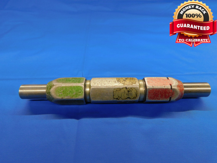 12.67 & 13.17 METRIC PIN PLUG GAGE GO NO GO 13.000 -.330 13 .4988 12.670 13.170 - DW11483BU