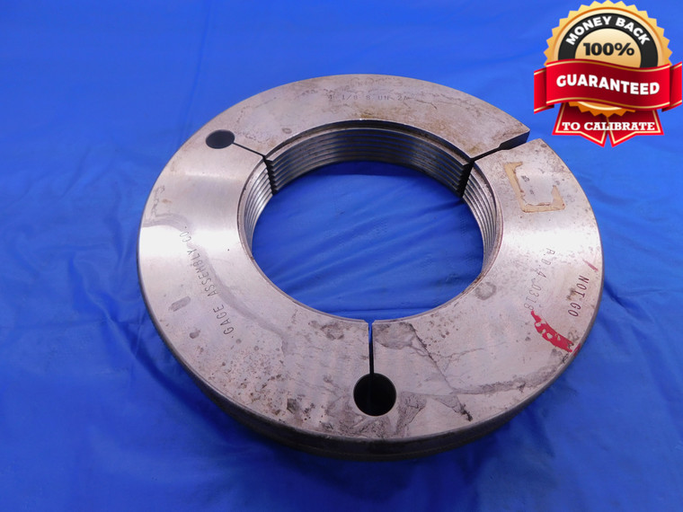 4 1/8 8 UN 2A THREAD RING GAGE 4.125 NO GO ONLY P.D. = 4.0318 4.1250 INSPECTION - DW11570AB1