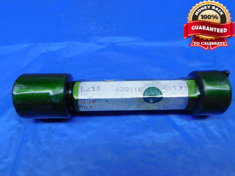 1.435 & 1.436 PIN PLUG GAGE GO NO GO 1.4375 -.0015 1 7/16 36.449 1.4350 1.4360 - JR0152AC1