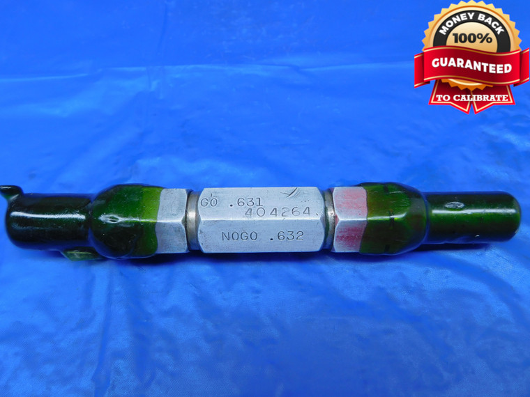 .631 & .632 MASTER PLAIN BORE RING GAGE .6250 +.0060 5/8 16 mm .6310 .6320 - JR0202AC1