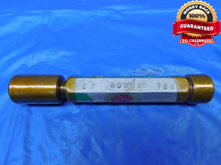 .787 & .788 MASTER PLAIN BORE RING GAGE .7813 +.0057 25/32 20 mm .7870 .7880 - JR0206AC1