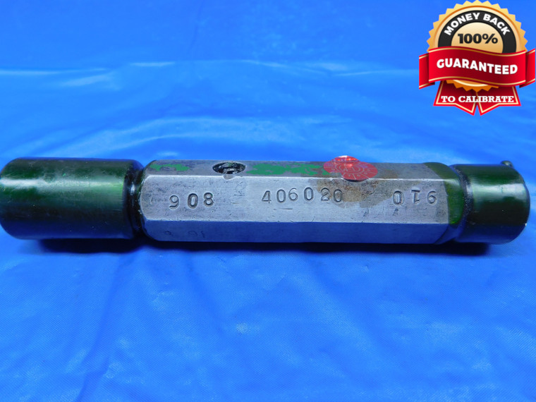 .908 & .910 PIN PLUG GAGE GO NO GO .9063 +.0017 OVERSIZE 29/32 23 mm .9080 .9100 - JR0301AC1