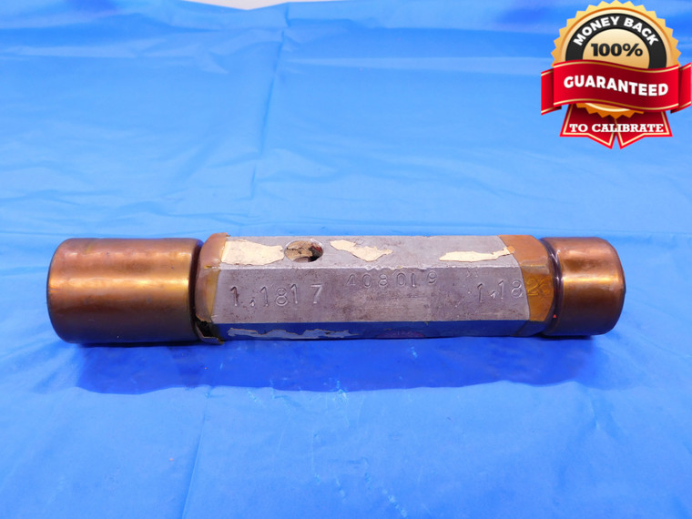 1.8187 & 1.1826 PIN PLUG GAGE GO NO GO 1.1875 -.0049 UNDERSIZE 1 3/16 30 mm   - MB0138AC1