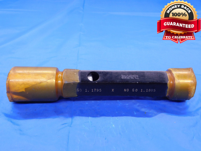 1.1795 & 1.1805 CL X PIN PLUG GAGE GO NO GO 1.1875 -.0070 1 3/16 30 mm   - MB0289AC1