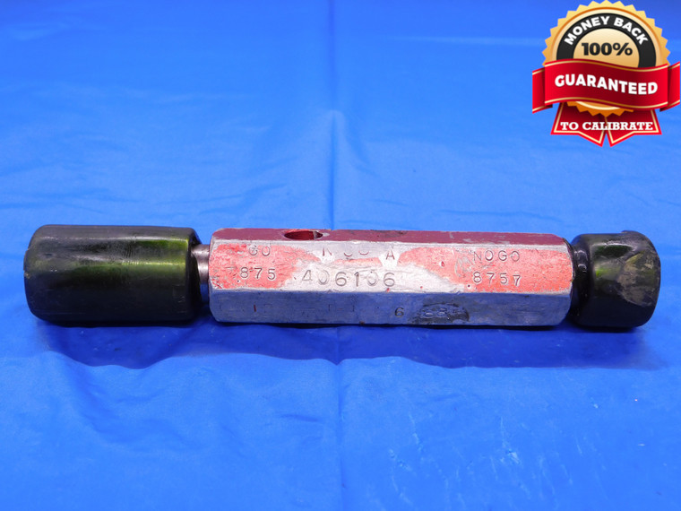 .875 & .8757 PIN PLUG GAGE GO NO GO ONSIZE 7/8 22.225 mm .8750  - MB0314AC1
