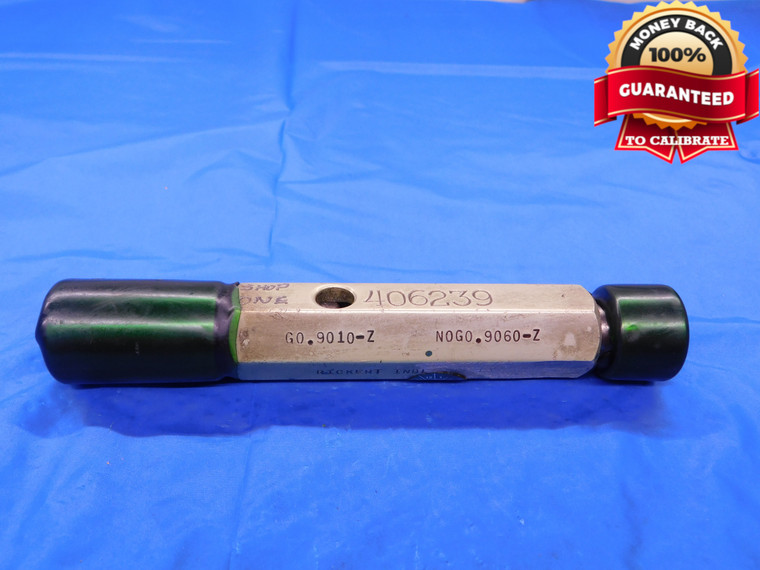 .9010 & .9060 CL Z PIN PLUG GAGE GO NO GO .9063 -.0003 29/32 23 mm .901 .906 - MB0341AC1