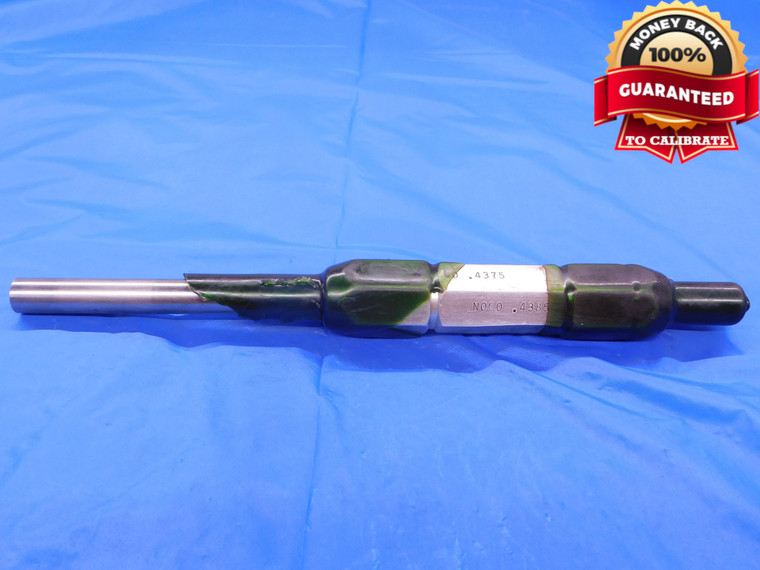 .4375 & .4385 PIN PLUG GAGE GO NO GO ONSIZE 7/16 11 mm EXTRA LONG - MB0472AC1