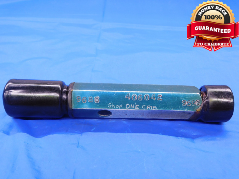 .9686 & .9696 PIN PLUG GAGE GO NO GO .9688 -.0002 UNDERSIZE 31/32 24.628 mm   - MB0522AC1