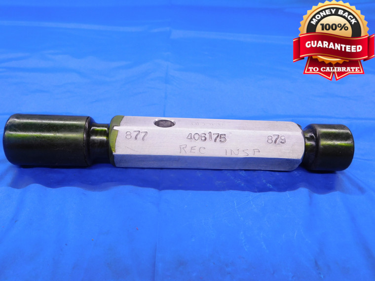 .877 & .879 PIN PLUG GAGE GO NO GO .8750 +.0020 7/8 22.276 mm .8770 .8790 - MB0593AC1