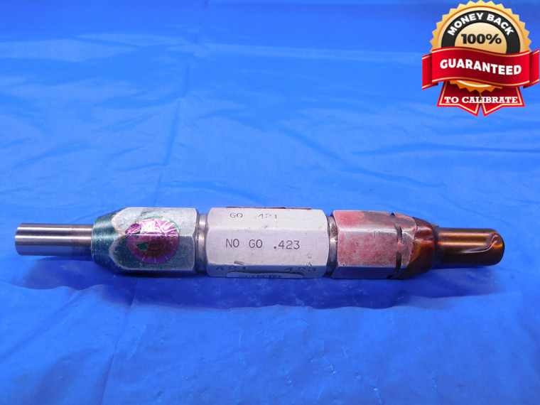 .421 & .423 PIN PLUG GAGE GO NO GO .4219 -.0009 27/64 10.744 mm .4210 .4230 - MB0672AC1