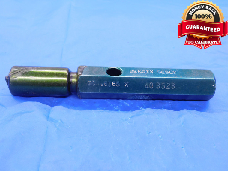 .6165 CLASS X PIN PLUG GAGE .6250 +.0071 UNDERSIZE 5/8 15.659 mm - MB0740AC1