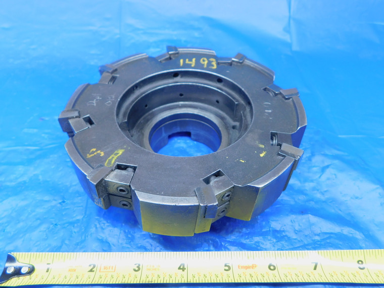 KENNAMETAL 6" O.D. 90 DEG FACE MILL KFWPR-6-SP4-0.5C 2" PILOT 3/4 KEY 8 FL 6.0 - JR0599AE1