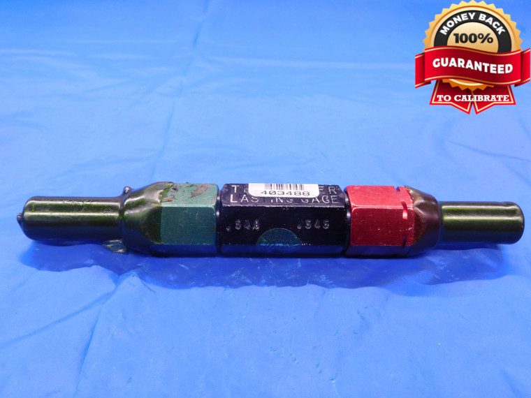 .540 & .545 PIN PLUG GAGE GO NO GO .5469 -.0019 OVERSIZE 35/64 14 mm .5400 .5450 - MB0894AC1