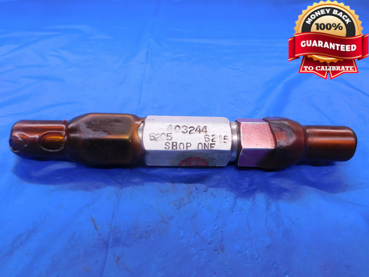 .6205 & .6215 PIN PLUG GAGE GO NO GO .6250 -.0035 UNDERSIZE 5/8 15.786 mm   - MB0987AC1