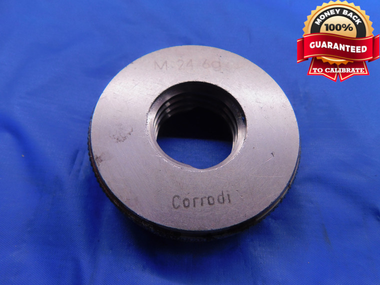 M24 X 3 6g METRIC SOLID THREAD RING GAGE NO GO ONLY P.D. = 21.803 INSPECTION - DW11830HX