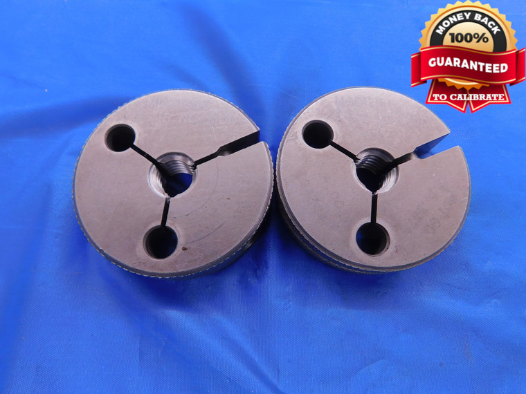 3/8 16 NC MOD MODIFIED THREAD RING GAGES .375 GO NO GO P.D.'S = .3395 & .3375  - DW11873AC1