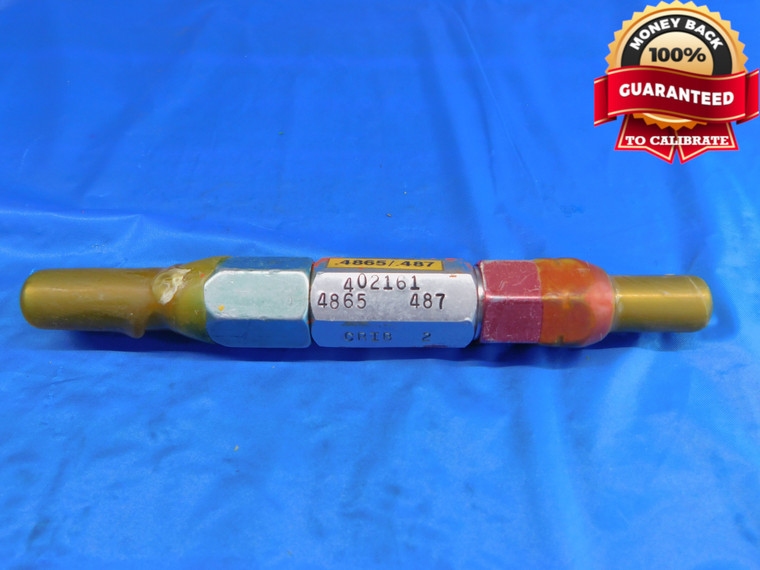 .4865 & .487 PIN PLUG GAGE GO NO GO .4844 +.0021 31/64 12.357 mm  .4870 - AR0031AC1