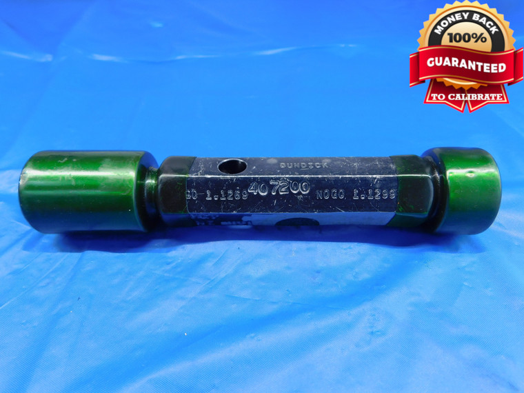 1.1269 & 1.1299 PIN PLUG GAGE GO NO GO 1.1250 +.0019 OVERSIZE 1 1/8 28.699 mm   - AR0096AC1