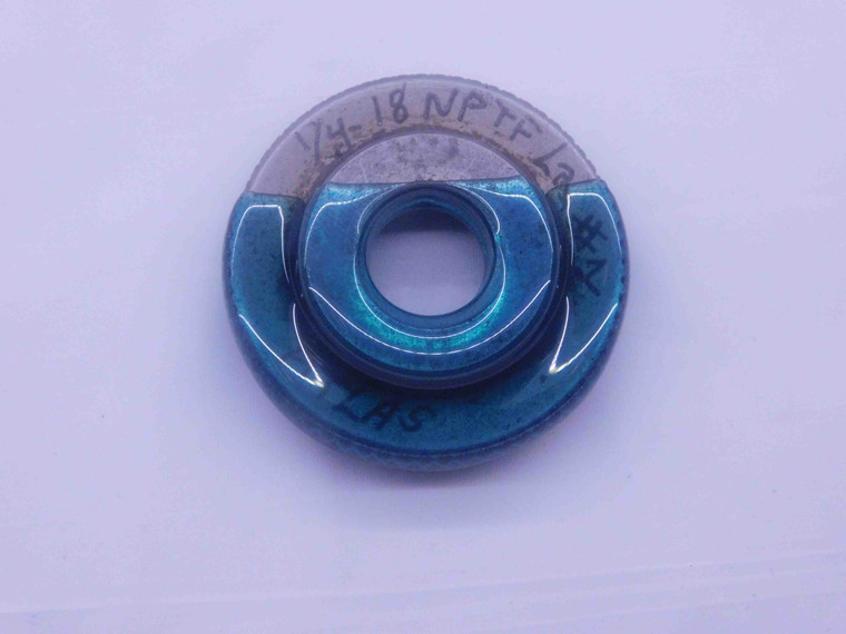 1/4 18 NPTF L2 PIPE THREAD RING GAGE .25 .250 .2500 N.P.T.F. DRYSEAL TAPER CHECK - DW12041RD