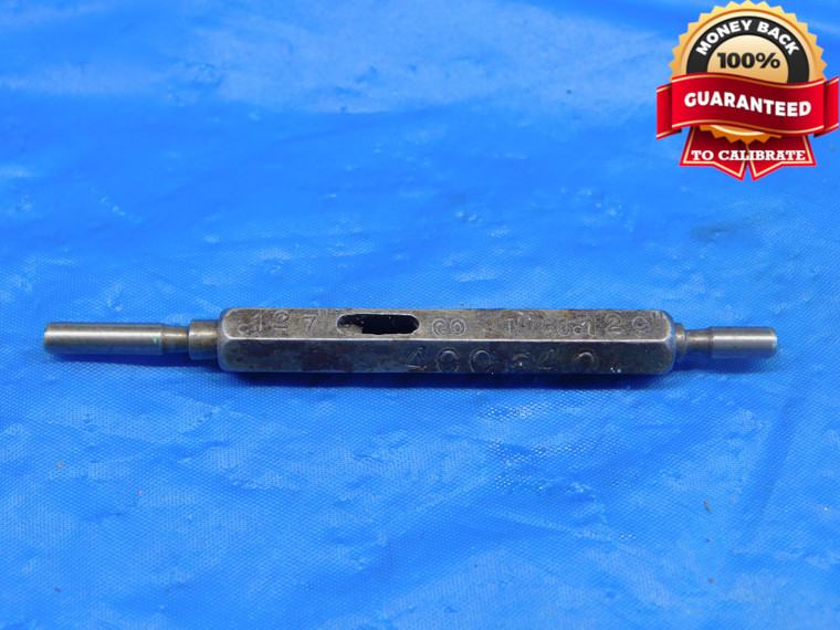 .127 & .129 PIN PLUG GAGE GO NO GO .1250 +.0020 1/8 3.226 mm .1270 .1290 - AR0536AC1