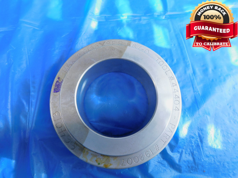 2.8165 MASTER PLAIN BORE RING GAGE 2.8125 +.0040 OVERSIZE 2 13/16 71.539 mm - AR0552AC1