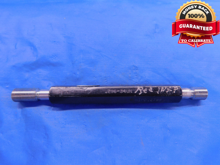 .296 34 UN THREAD PLUG GAGE GO NO GO P.D.'S = .2769 & .2799 .2960 INSPECTION - DW12065AC1