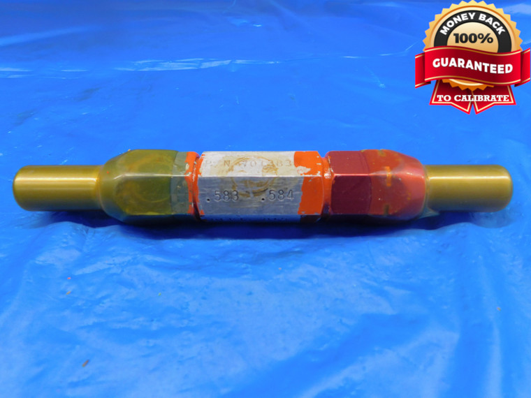 .583 & .584 PIN PLUG GAGE GO NO GO .5938 +.0049 19/32 15 mm .5830 .5840 - AR0617AC1