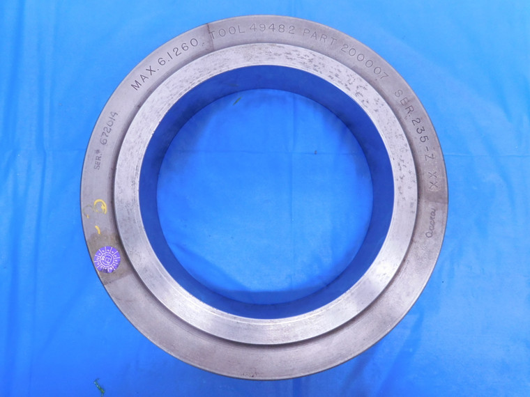 6.1260 CL XX MASTER PLAIN BORE RING GAGE 6.1250 +.0010 6 1/8 155.600 mm 6.126 - MB1369AC1