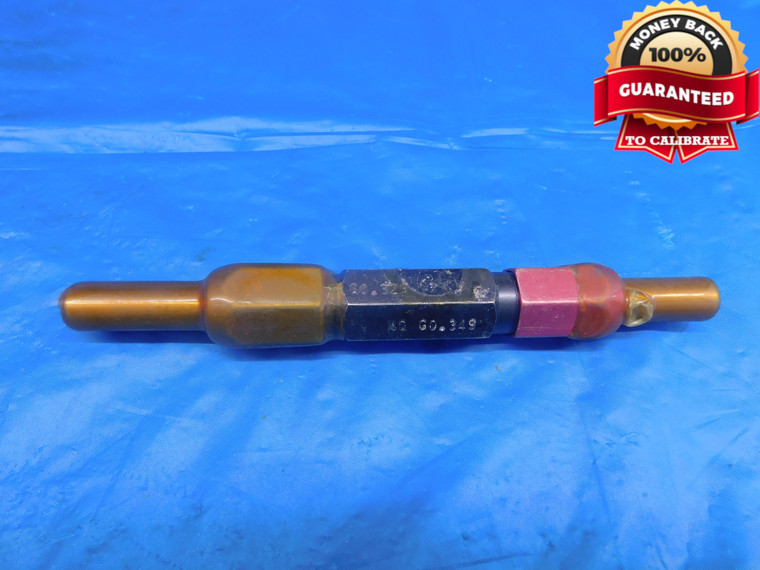 .329 & .349 CL X PIN PLUG GAGE GO NO GO .3281 +.0009 21/64 9 mm .3290 .3490 - AR0737AC1