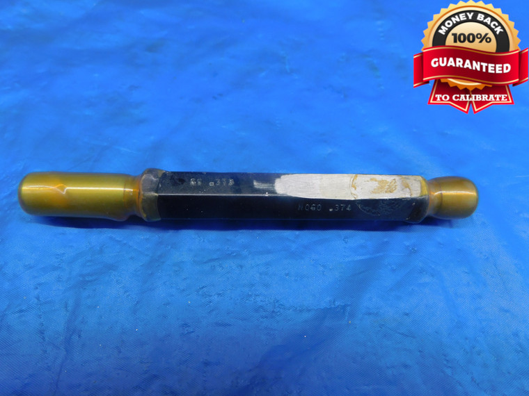 .373 & .374 CL X PIN PLUG GAGE GO NO GO .3750 -.0010 3/8 9.474 mm .3730 .3740 - AR0760AC1