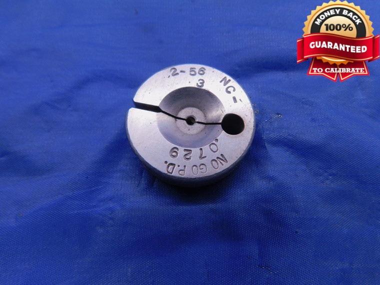 2 56 NC 3 THREAD RING GAGE #2 .086 NO GO ONLY P.D. = .0729 UNC-3 .0860 CHECK - DW12228RD