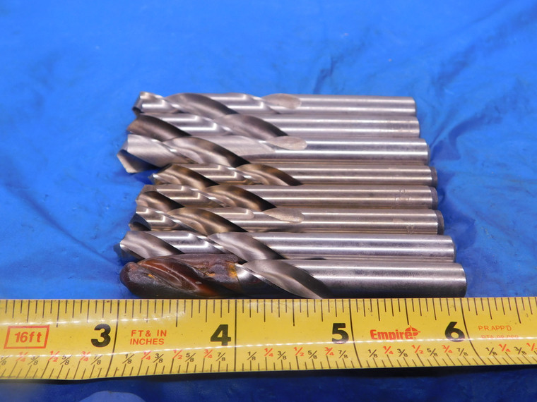 8PCS CHICAGO-LATROBE/CLEVELAND 3/8 , 29/64 , #U HSS JOBBER TWIST DRILL BIT .375 - MB 1515LVR