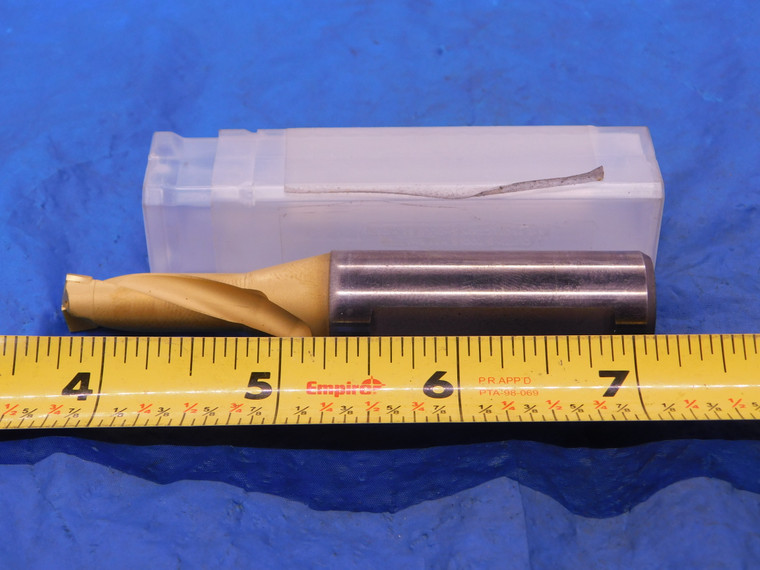 MITSUBISHI .3600" TiN HSS COOLANT CARBIDE TIPPED TWIST DRILL BIT 23/64 OVERSIZE - MB1613BMIN