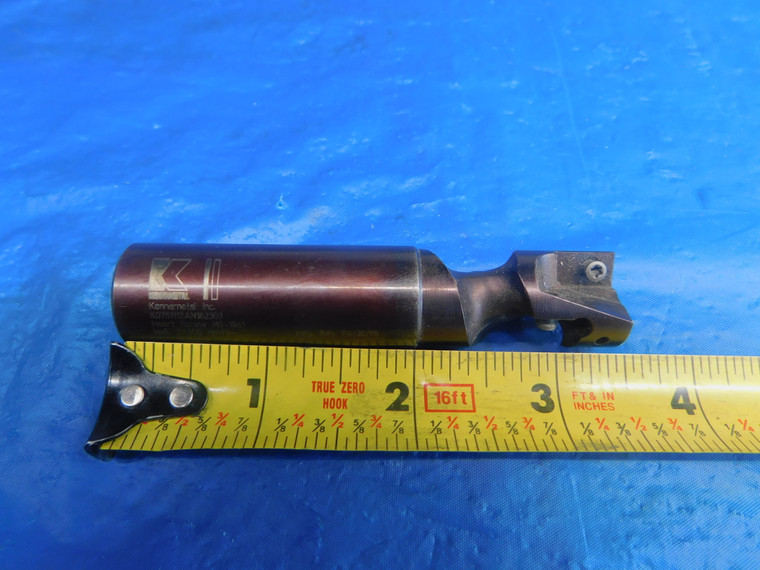 KENNAMETAL 3/4 DIA. INDEXABLE END MILL K0751112AN162303 3/4 SHANK 2 FLUTE .75 - AR1067LVR