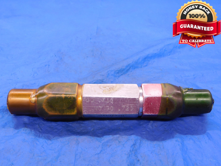 .716 & .720 PIN PLUG GAGE GO NO GO .7188 +.0012 OVERSIZE 23/32 18 mm .7160 .7200 - MB1782AC1