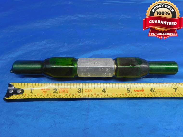 .5042 & .5048 PIN PLUG GAGE GO NO GO .5000 +.0042 OVERSIZE 1/2 13 mm - AR1168AC1
