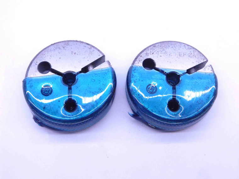 1/4 32 NEF 2A THREAD RING GAGES .25 .250 GO NO GO P.D.'S = .2287 & .2255 UNEF-2A - DW12445BU