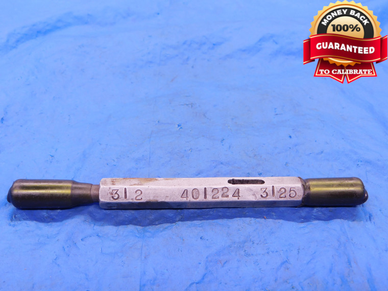 .312 & .3125 PIN PLUG GAGE GO NO GO ONSIZE 5/16 8 mm .3120 - MB1795AC1