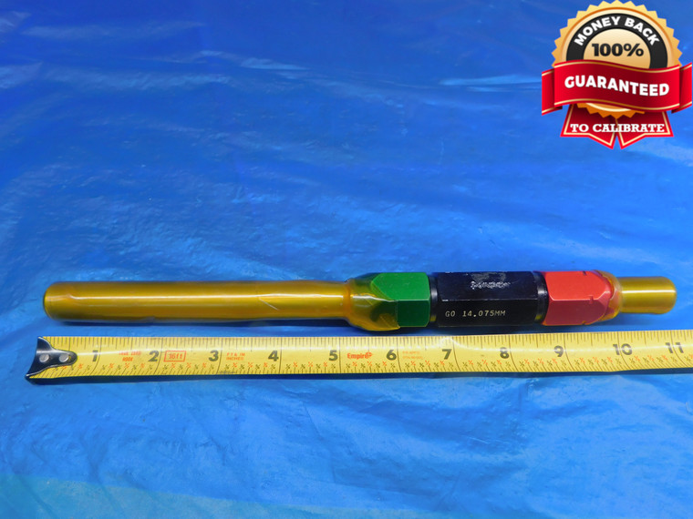 14.075 & 14.095 CL X METRIC PIN PLUG GAGE GO NO GO 14.000 +.075 14 mm .5541 - AR1223AC1