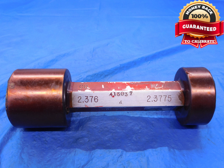 2.376 & 2.3775 CL Y PIN PLUG GAGE GO NO GO 2.3750 +.0010 2 3/8 60.350 mm 2.3760 - MB1824AC1