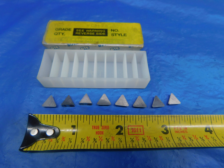 8PCS NEW VALENITE HC3128 VC2 CARBIDE TURNING INSERTS HC 3128 INDEXABLE - AR1274LVR