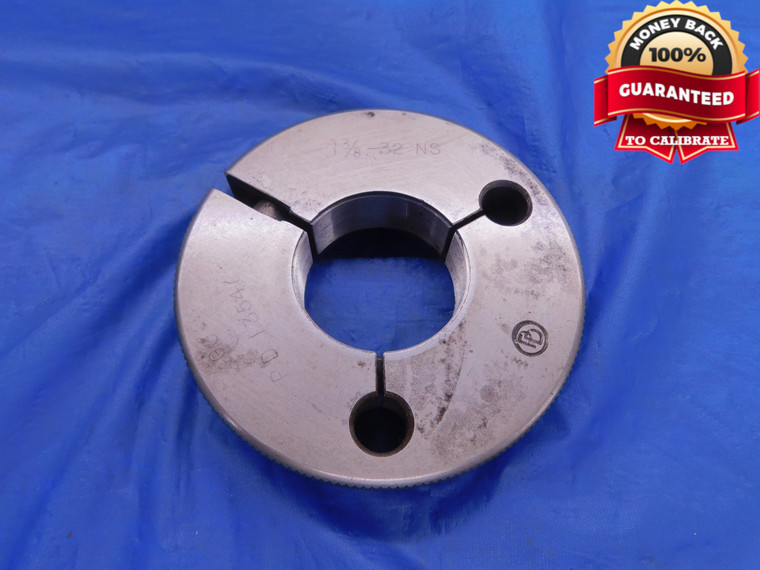 1 3/8 32 NS 3A THREAD RING GAGE 1.375 GO ONLY P.D. = 1.3547 1.3750 UNS - DW12470BHTX