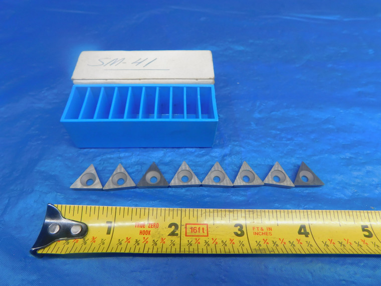 8PCS NEW SM-41 CARBIDE INSERT TRIANGLE SHIM SEAT FOR INDEXABLES SM41 SM 41 - AR1293LVR