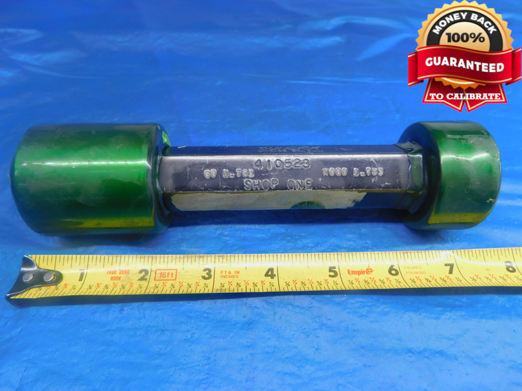 1.781 & 1.783 PIN PLUG GAGE GO NO GO 1.7813 -.0003 1 25/32 45.237 1.7810 1.7830 - AR1345AC1