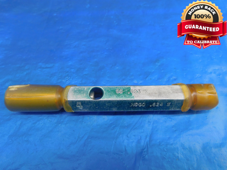 .623 & .624 CL X PIN PLUG GAGE GO NO GO .6250 -.0010 5/8 16 mm .6230 .6240 - AR1391AC1