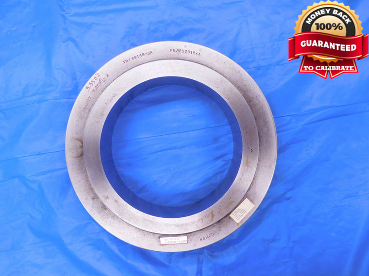 5.3500 CL X MASTER PLAIN BORE RING GAGE 5.3438 +.0062 5 11/32 136 mm 5.350 - MB2122AC1