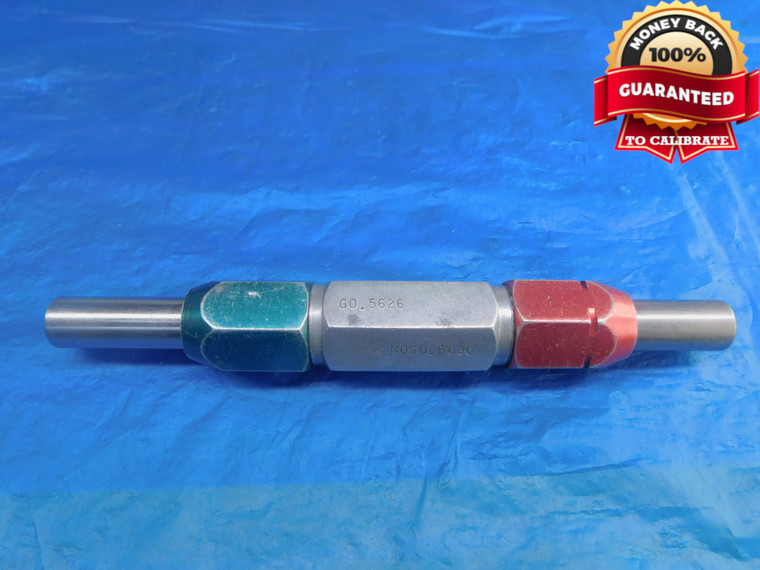.5626 & .5630 CL Y PIN PLUG GAGE GO NO GO .5625 +.0001 9/16 14.290 mm .563 - AR1569AG1