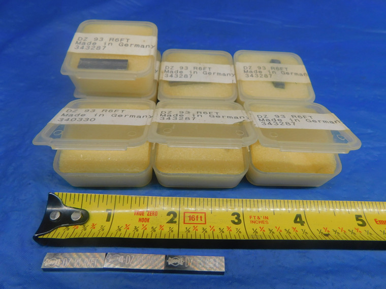 7PCS NEW MAPAL DZ 93 R6FT CARBIDE GROOVING ? INSERTS INDEXABLE DZ93 - AR1550LVR